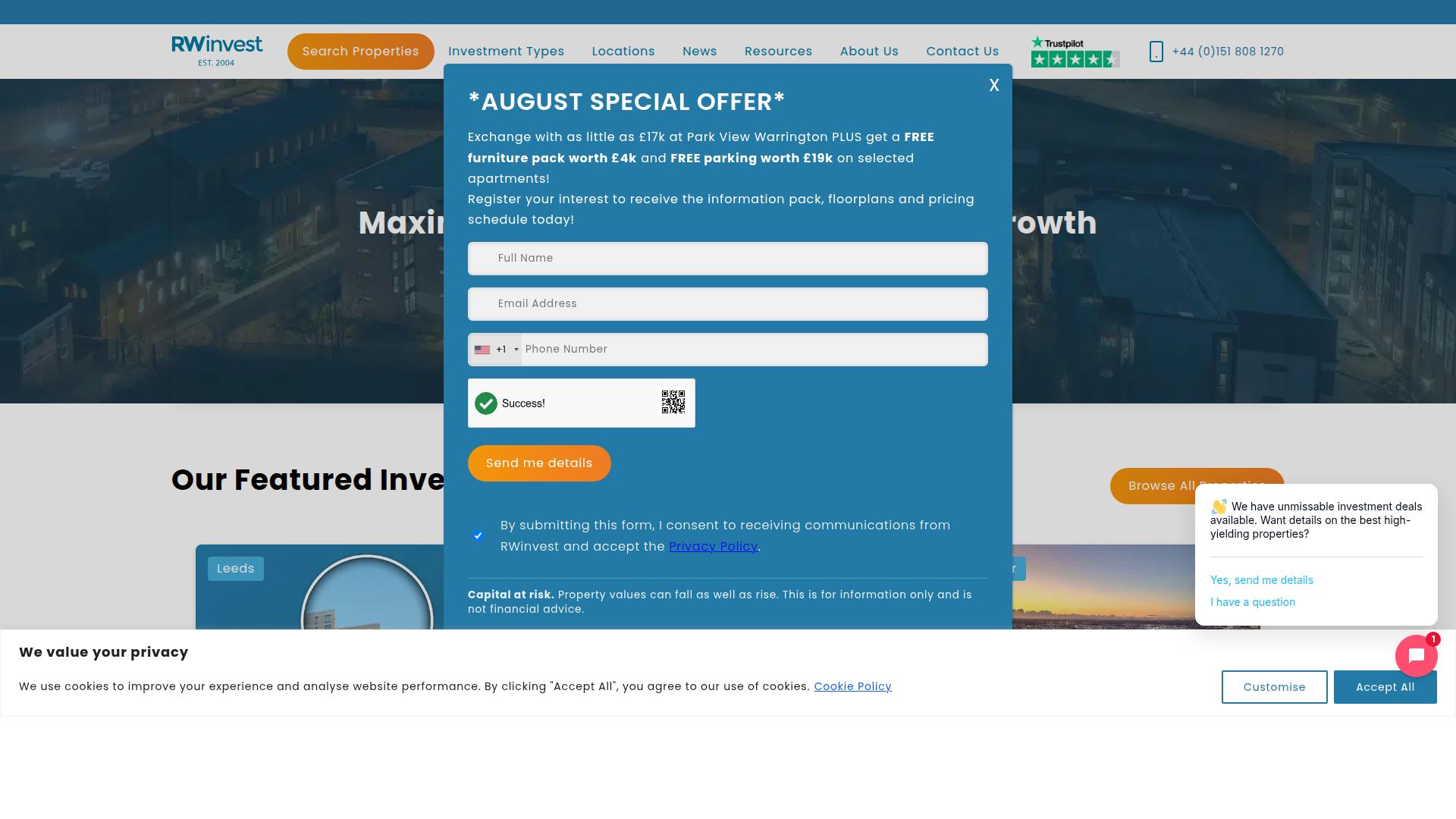 RWInvest website